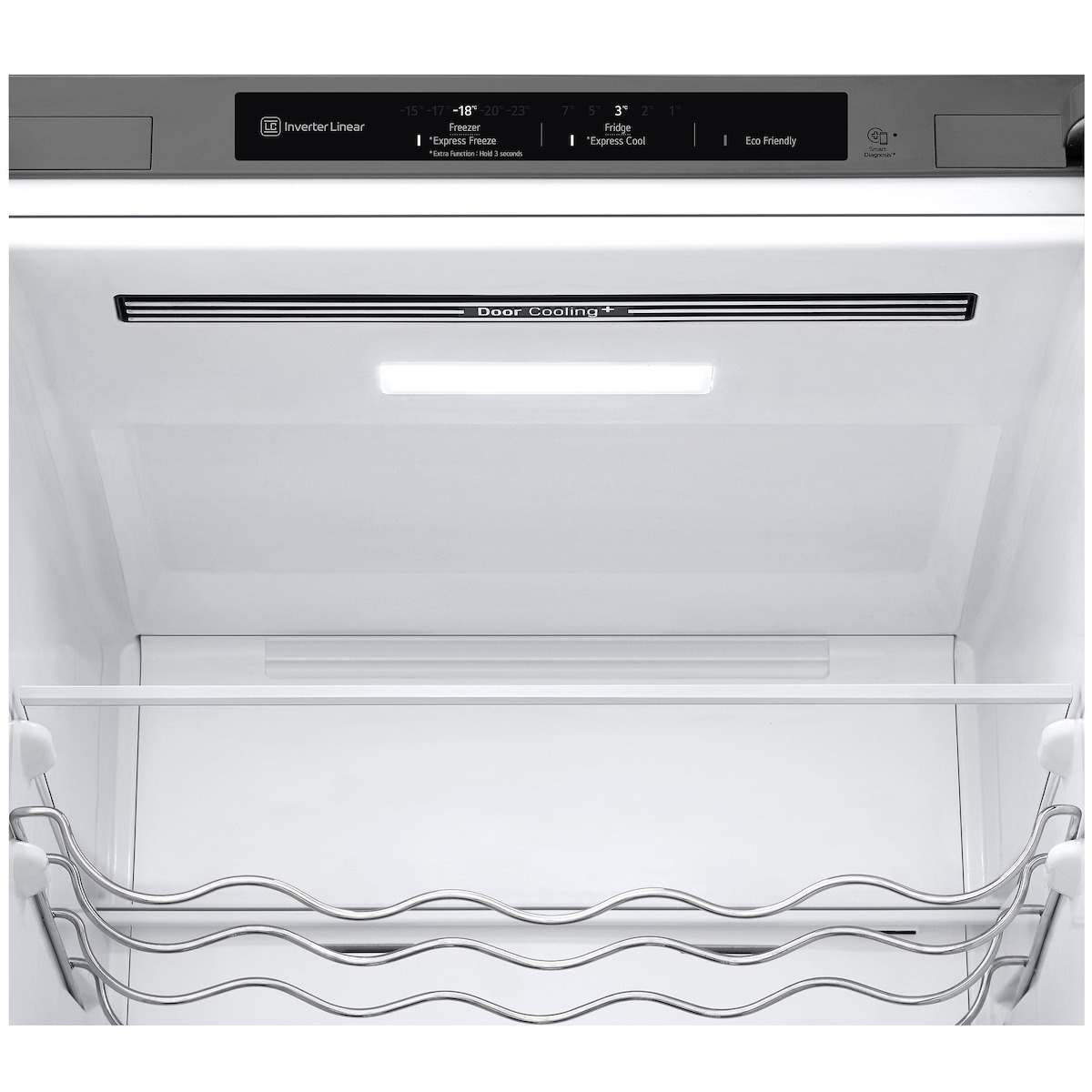 LG Ψυγειοκαταψύκτης 387lt Total NoFrost Inox GBV3200DPY - Image 4