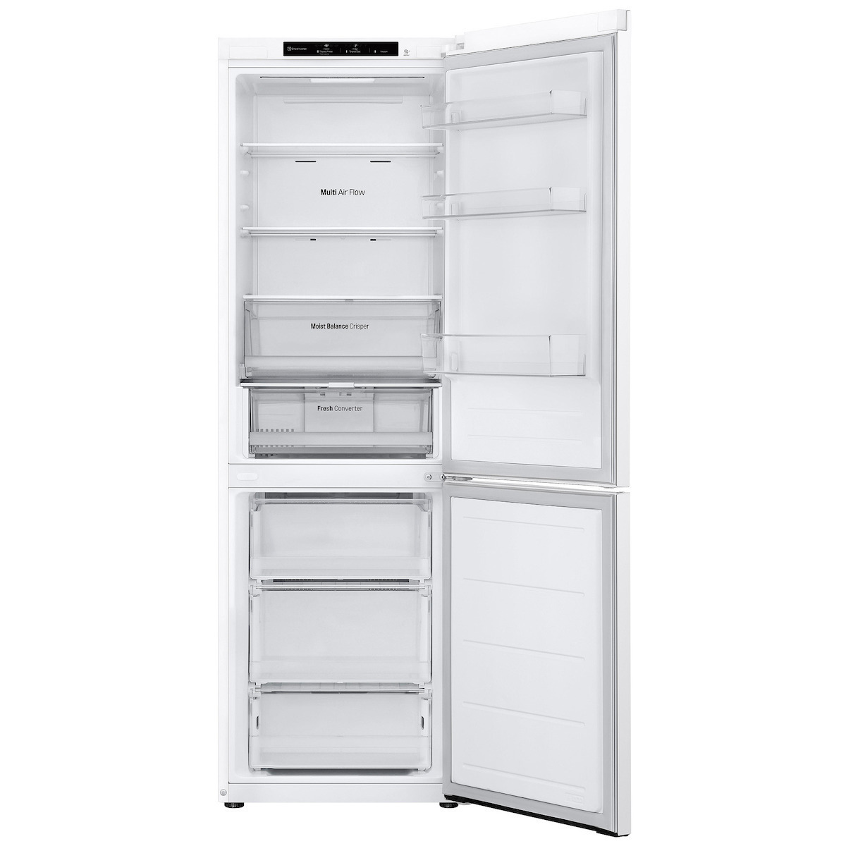 LG Ψυγειοκαταψύκτης 344lt Total NoFrost Λευκός GBV3100DSW - Image 3