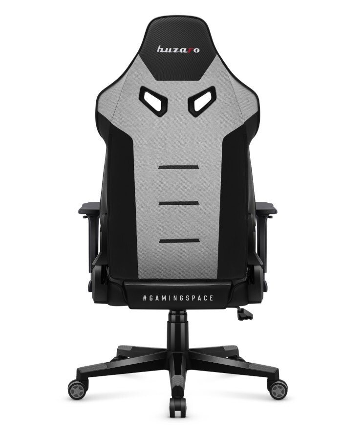 Huzaro Force 7.6 Υφασμάτινη Καρέκλα Gaming με Ρυθμιζόμενα Μπράτσα Γκρι - Image 3