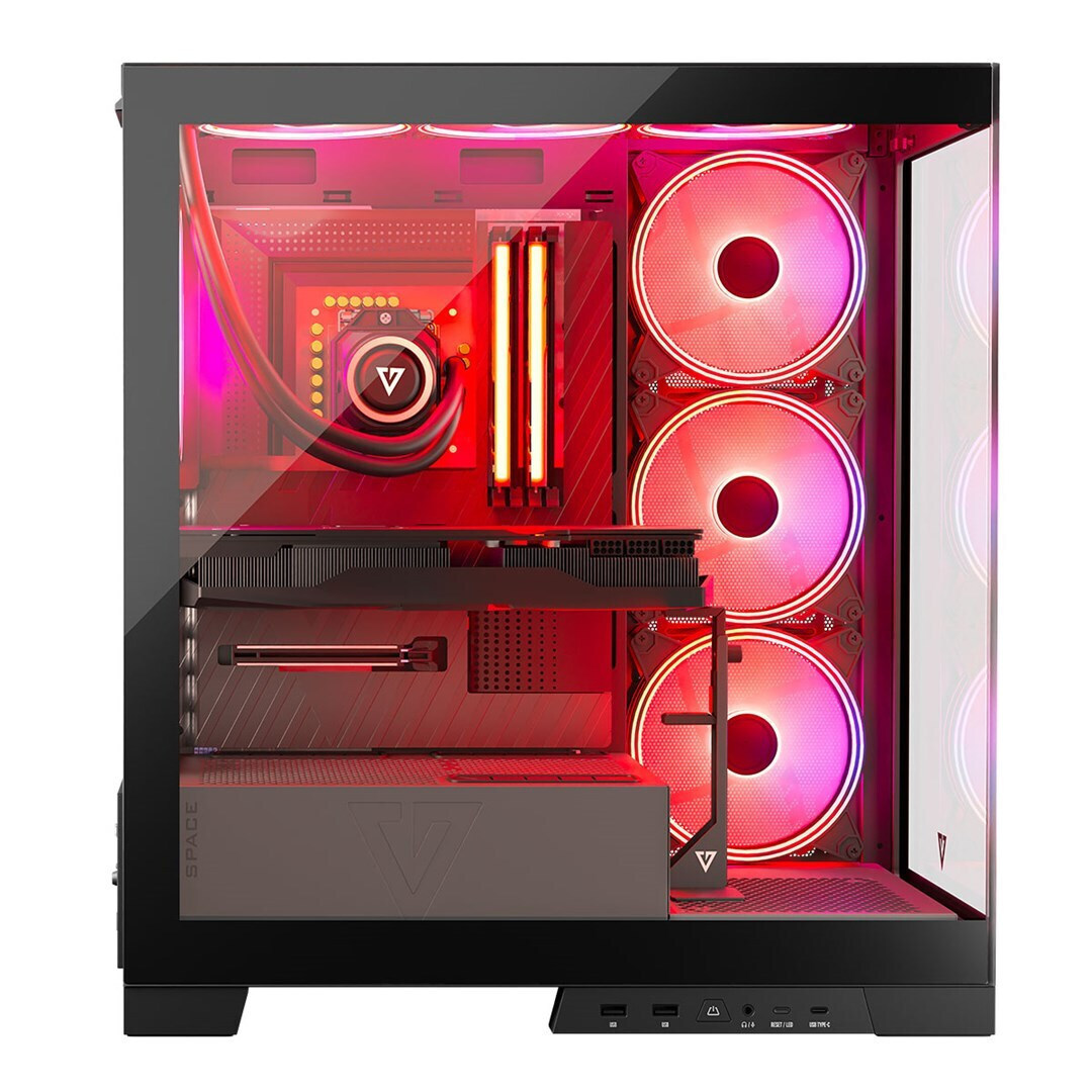 Modecom Volcano Space Apex ARGB Midi Tower Κουτί Υπολογιστή με Πλαϊνό Παράθυρο Μαύρο - Image 15