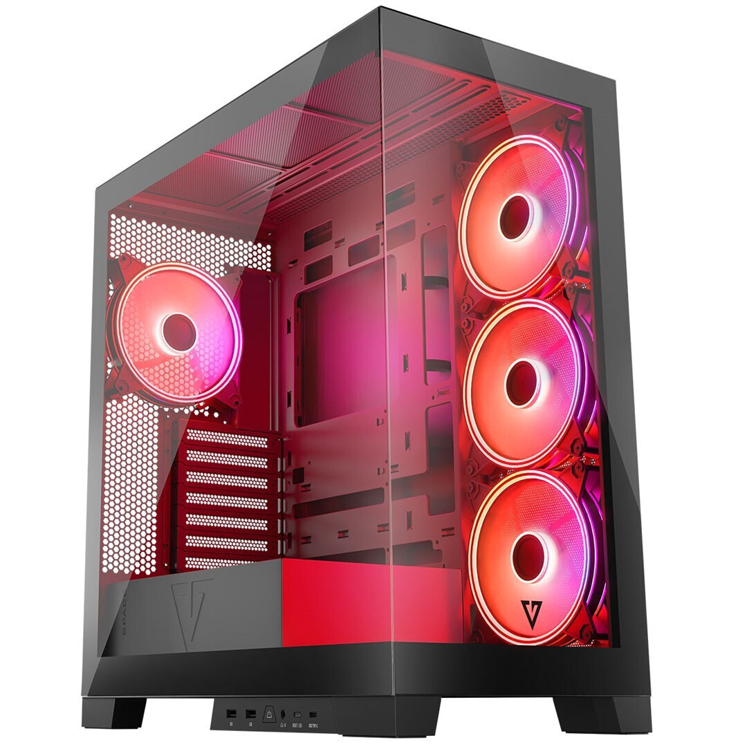 Modecom Volcano Space Apex ARGB Midi Tower Κουτί Υπολογιστή με Πλαϊνό Παράθυρο Μαύρο - Image 16