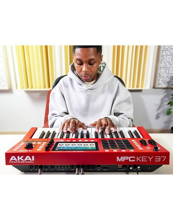Akai Αρμόνιο MPC Key 37 με 37 Πλήκτρα Τυπικής Αφής Κόκκινο - Image 6