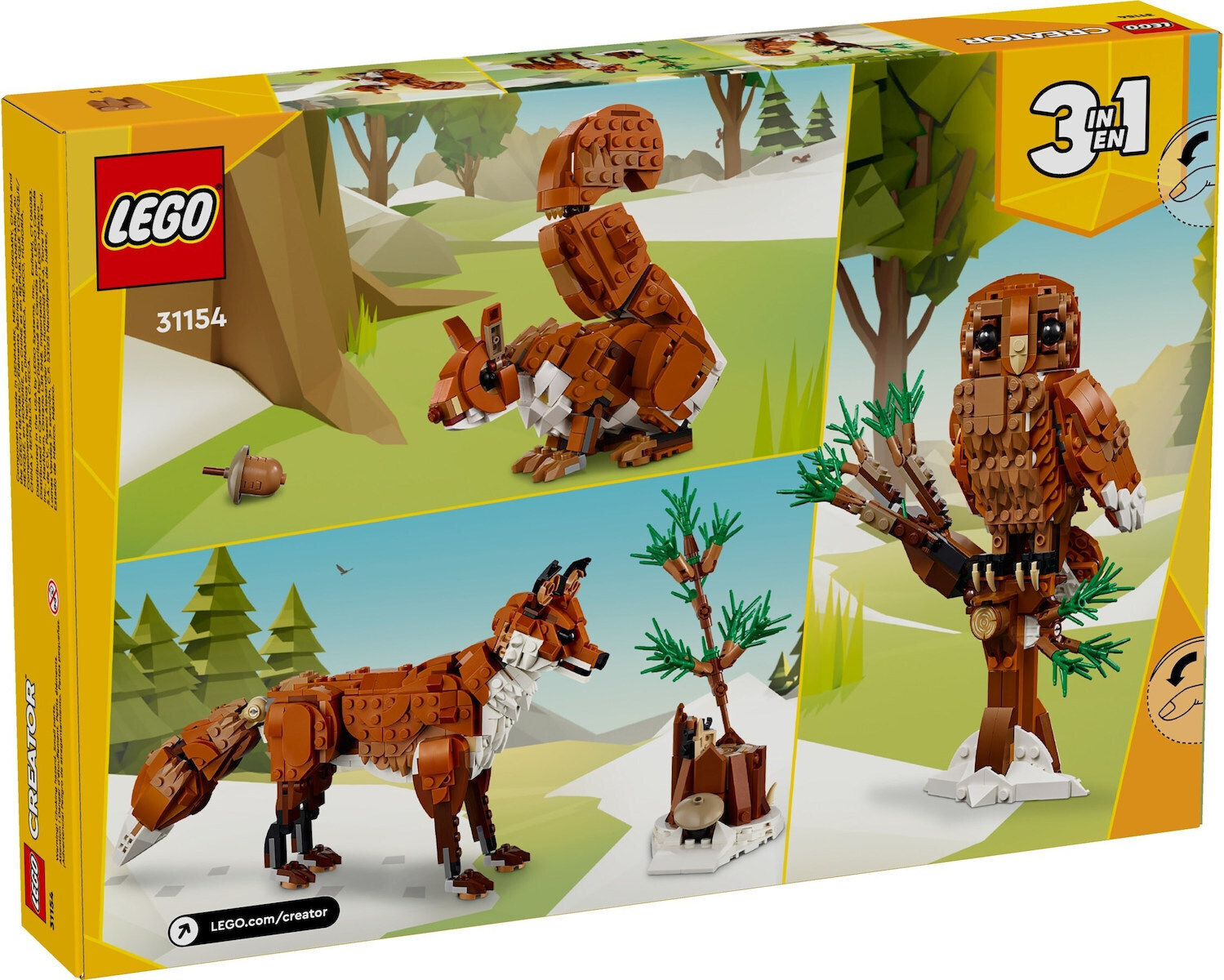 Lego Creator 3 In 1 Forest Animals Red Fox για 9+ Ετών - Image 7