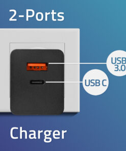 Alternative view of Qoltec Power Pro USB-C Χωρίς Καλώδιο 100W