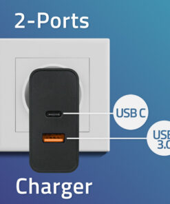 Alternative view of Qoltec Super Quick USB-C Χωρίς Καλώδιο 90W