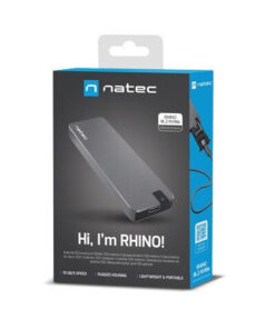 Alternative view of Natec Rhino Θήκη για Σκληρό Δίσκο M.2 SATA III NVME σε Γκρι χρώμα