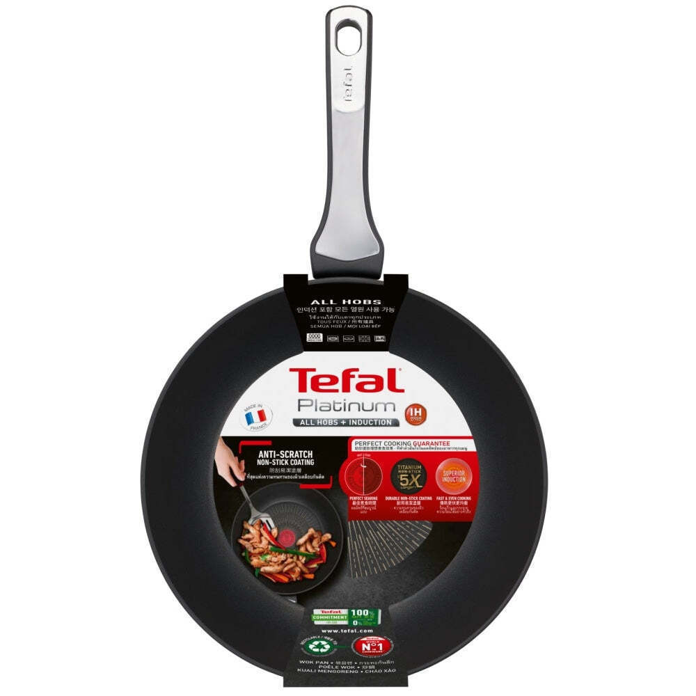 Tefal Unlimited Wok από Αλουμίνιο με Αντικολλητική Επίστρωση 28cm G2551972 - Image 6