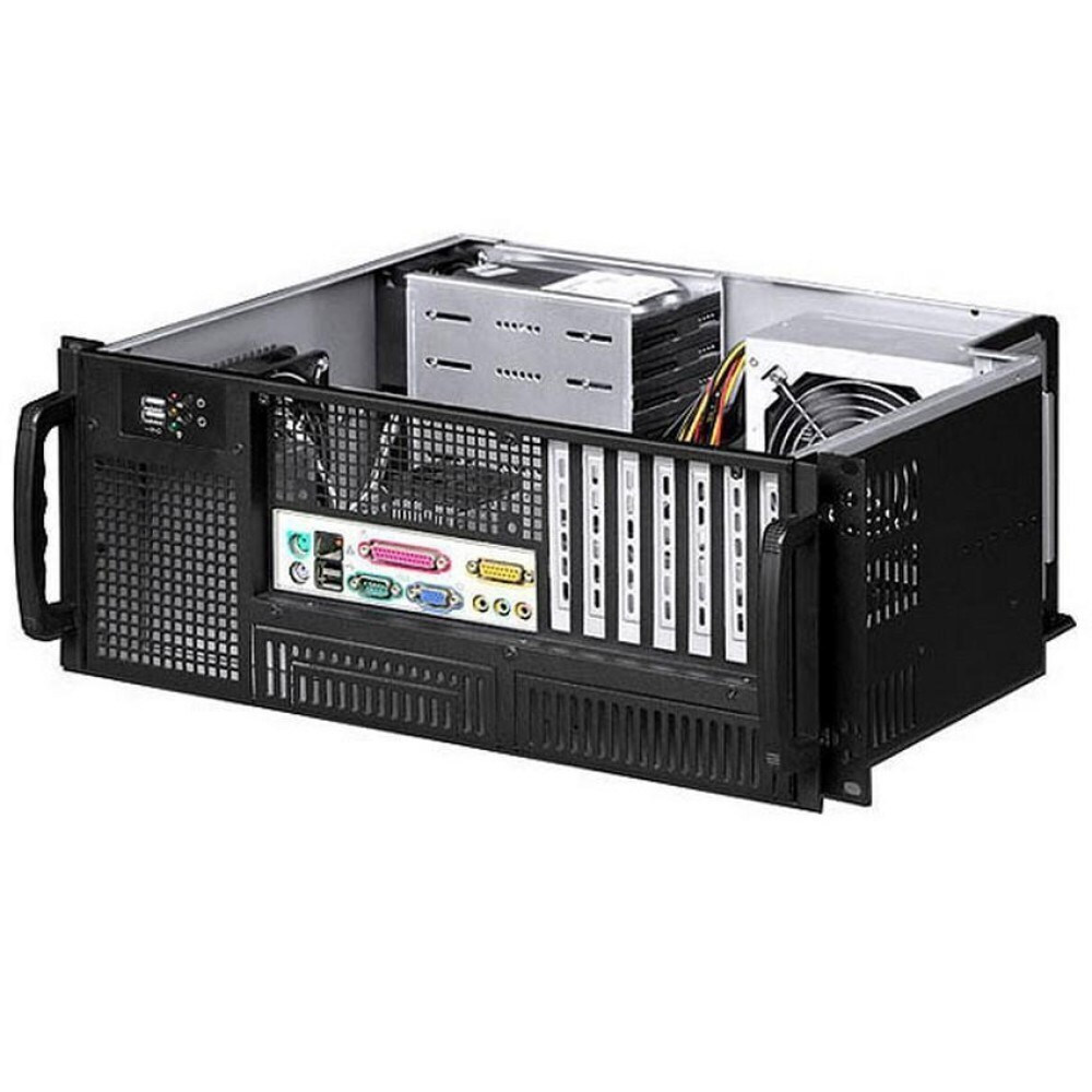 Techly Chassis Industrial Rack 19/desktop 4u Ultra Compact Black" I-case Mp-p4hx-blk6 - Image 3