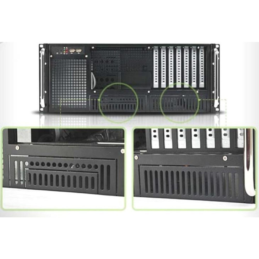 Techly Chassis Industrial Rack 19/desktop 4u Ultra Compact Black" I-case Mp-p4hx-blk6 - Image 10