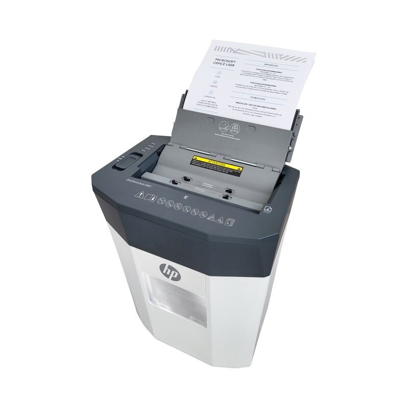 HP Καταστροφέας Εγγράφων Oneshred Cross Cut 80 Φύλλων με Κάδο 15lt - Image 5