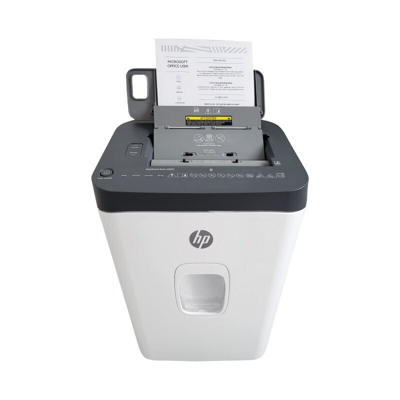 HP Καταστροφέας Εγγράφων Oneshred Micro Cut 200 Φύλλων με Κάδο 28lt - Image 6