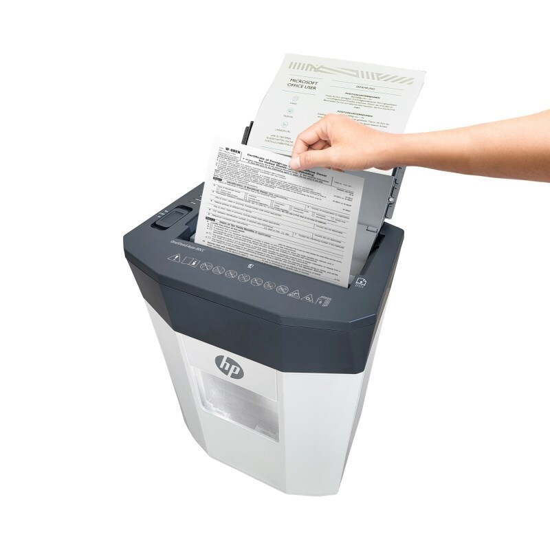 HP Καταστροφέας Εγγράφων Oneshred Cross Cut 80 Φύλλων με Κάδο 15lt - Image 8