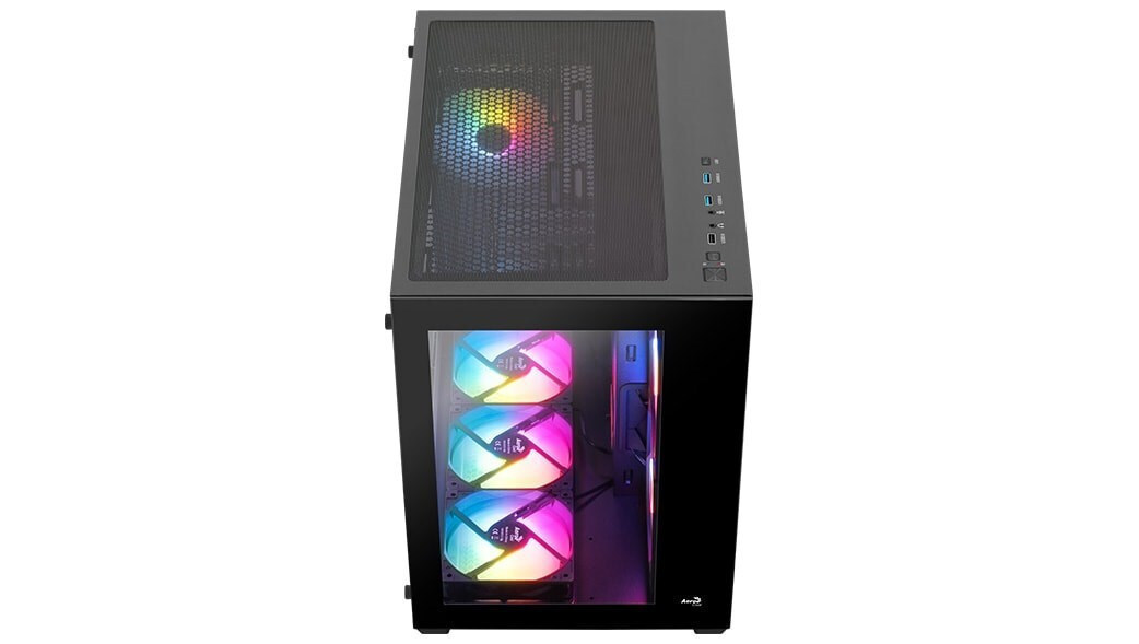 Aerocool Dryft-BK-v1 Midi Tower με Πλαϊνό Παράθυρο - Image 3