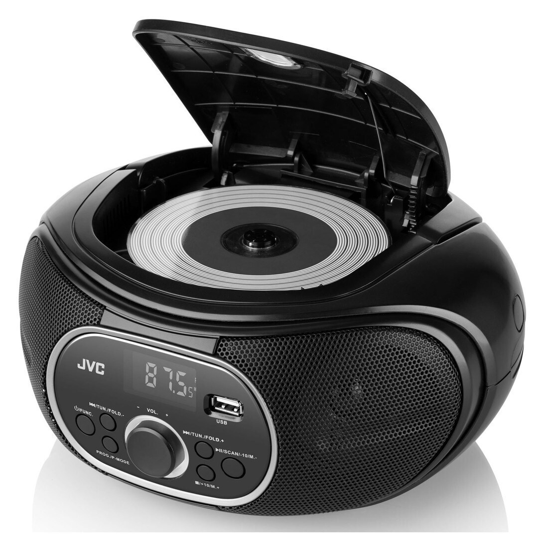 JVC Φορητό Ηχοσύστημα RD-E221B με Ραδιόφωνο σε Μαύρο Χρώμα - Image 4