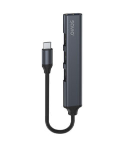Savio Hub 4 Θυρών με σύνδεση USB-C