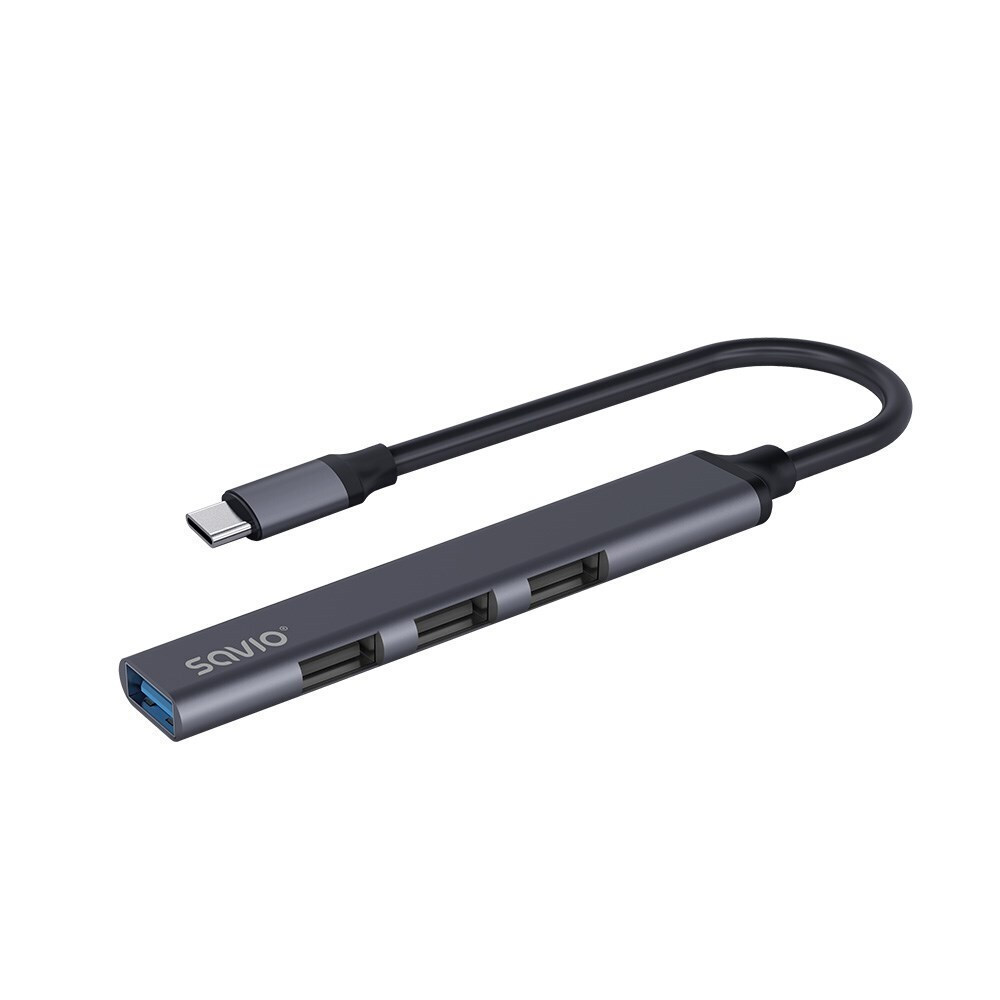 Savio Hub 4 Θυρών με σύνδεση USB-C - Image 5
