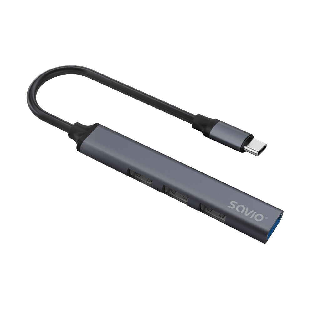 Savio Hub 4 Θυρών με σύνδεση USB-C - Image 6