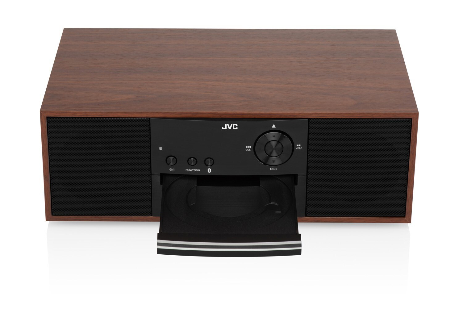 JVC Ηχοσύστημα 2.0 RD-E761 16W με CD Player και Bluetooth Καφέ - Image 5