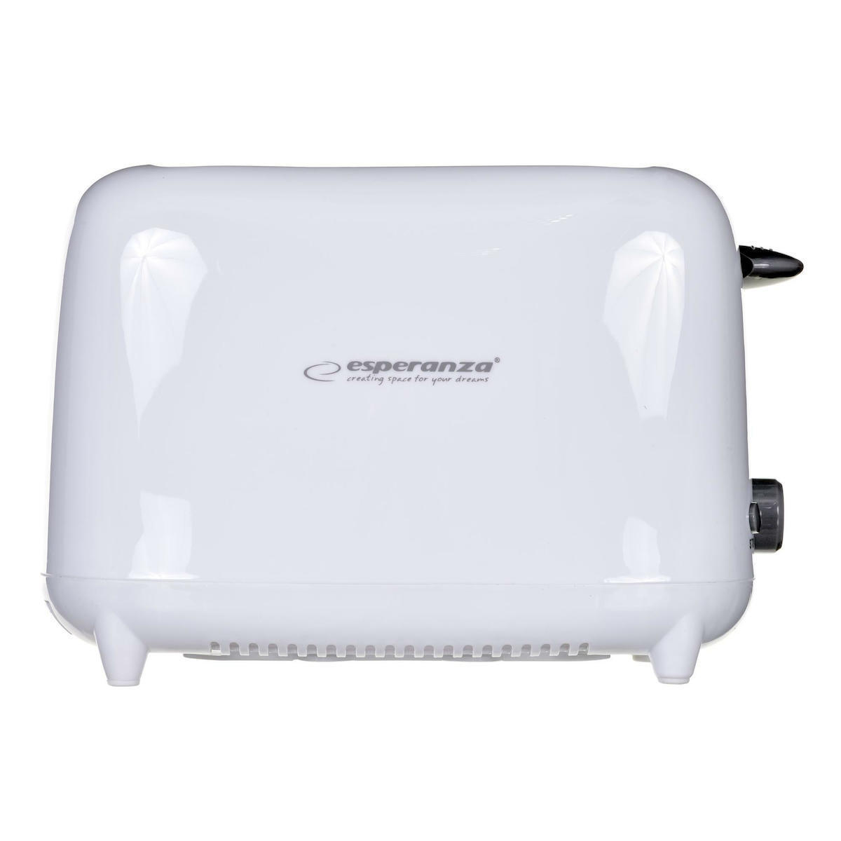Esperanza Toster Ciabatta Φρυγανιέρα 2 Θέσεων 600W Λευκή - Image 2