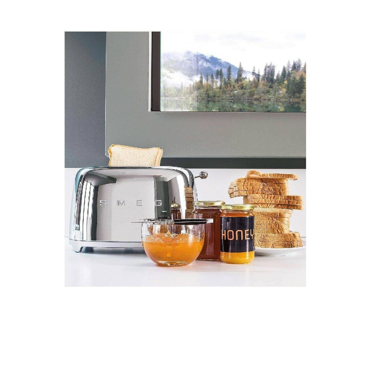 Smeg TSF01BLEU Φρυγανιέρα 2 Θέσεων 950W - Image 5