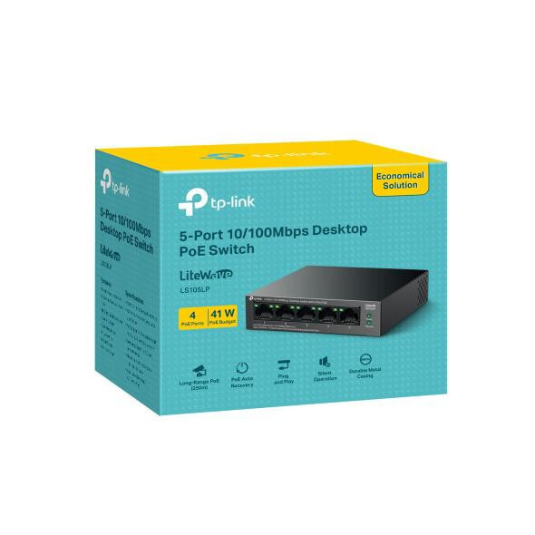 TP-LINK LS105LP v1 Unmanaged PoE - Image 2