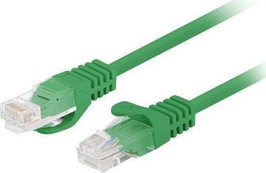 Lanberg U/UTP Cat.6 Καλώδιο Δικτύου Ethernet 0.5m Πράσινο 1τμχ (PCU6-20CC-0050-G)