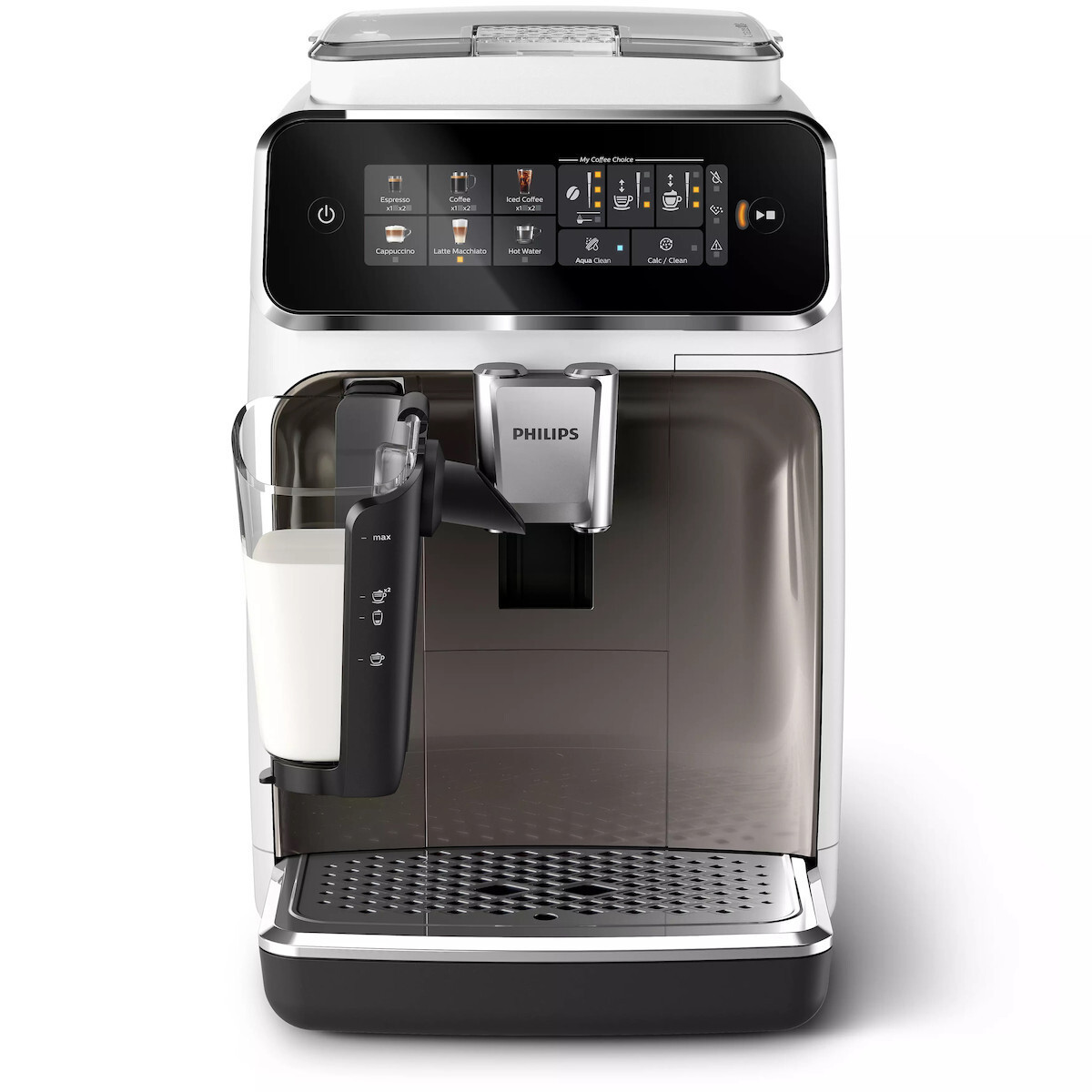 Philips Series 3300 Αυτόματη Μηχανή Espresso 1500W Πίεσης 15bar με Μύλο Άλεσης Λευκή