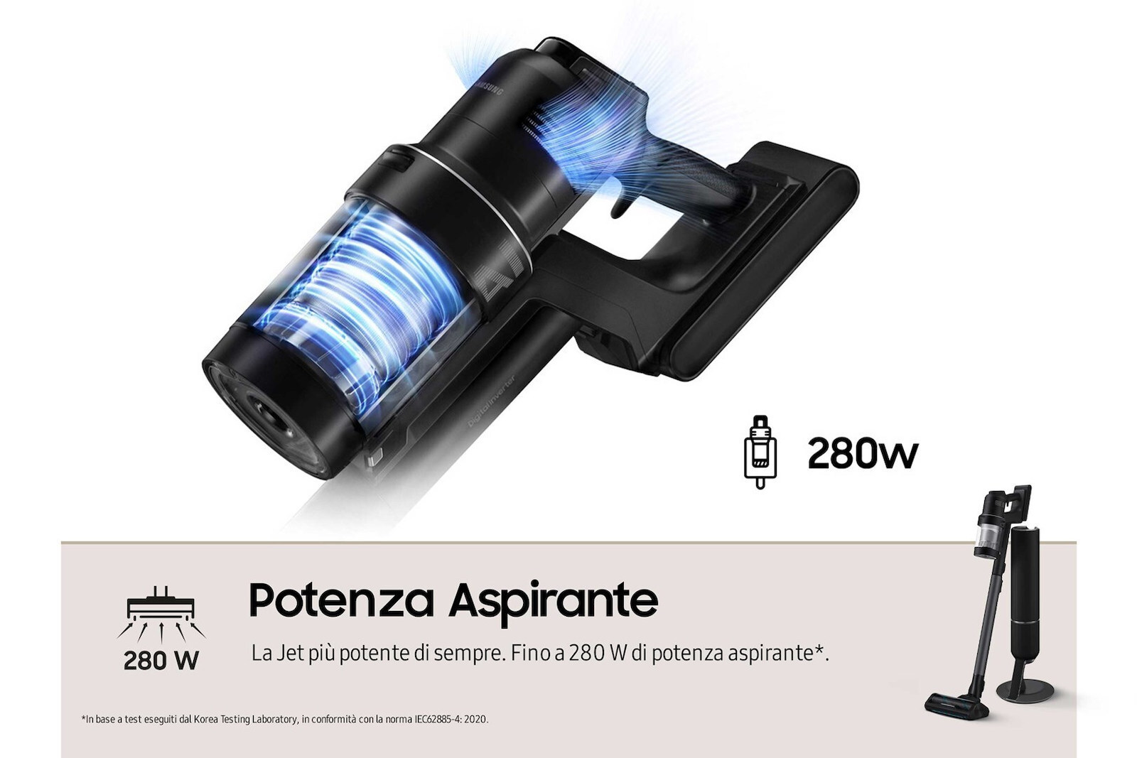 Samsung Bespoke Jet Επαναφορτιζόμενη Μαύρη - Image 8