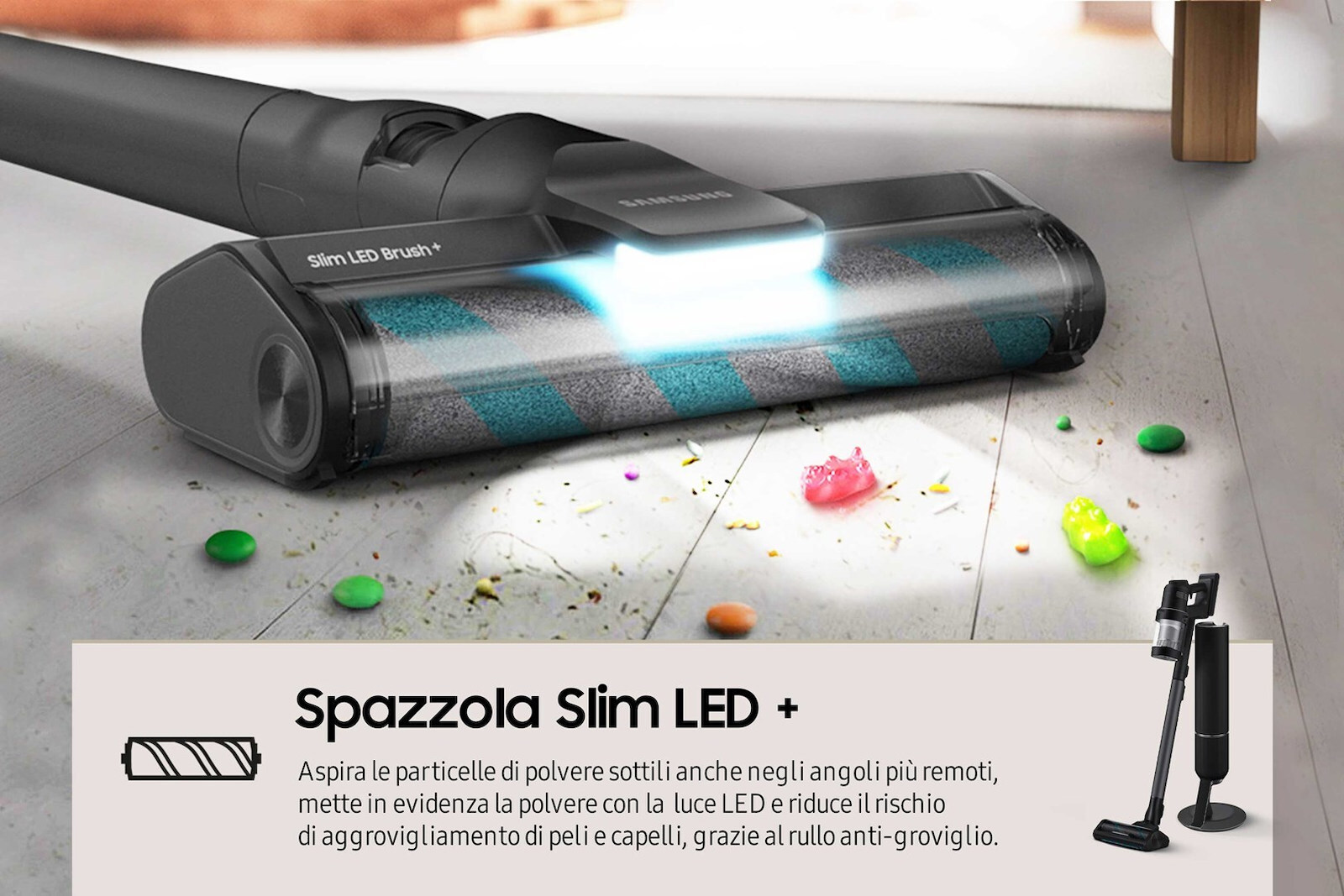 Samsung Bespoke Jet Επαναφορτιζόμενη Μαύρη - Image 9