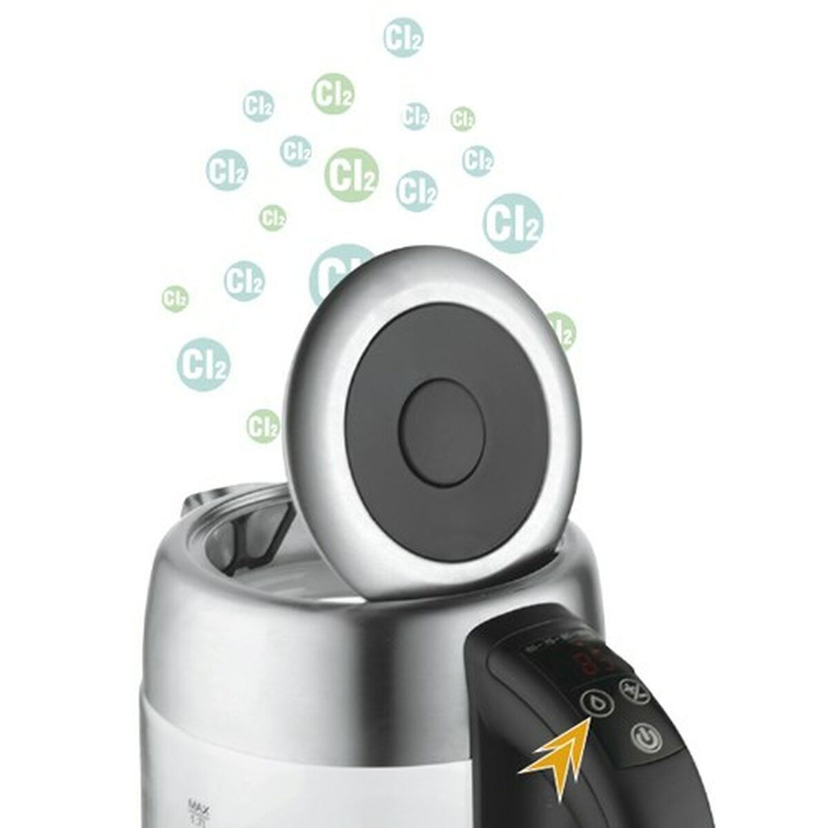 Adler AD 1247 1.7lt με Ισχύ 2200W Ασημί - Image 6