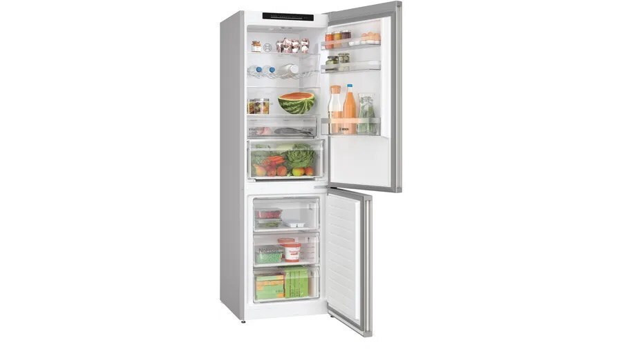 Bosch Ψυγειοκαταψύκτης 321lt Total NoFrost Inox KGN362IDF - Image 3