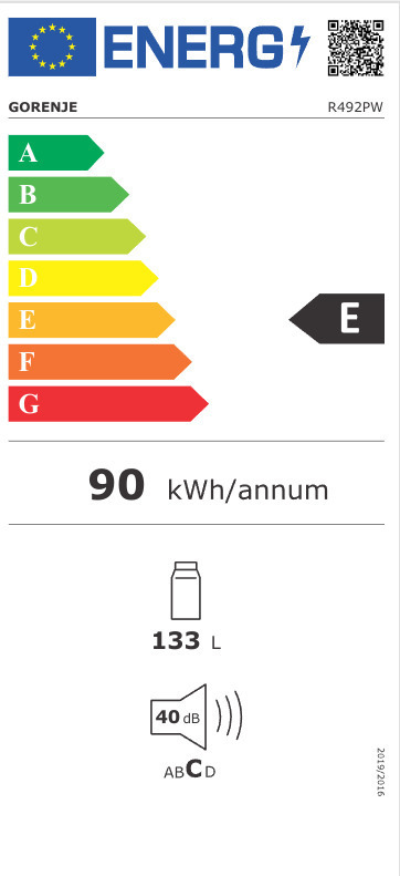 Gorenje Συντήρηση 133lt Λευκό R492PW - Image 3