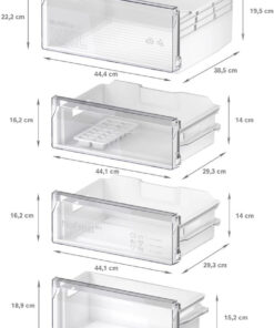 Alternative view of Bosch Ψυγειοκαταψύκτης 290lt NoFrost Λευκός KIN96NSE0
