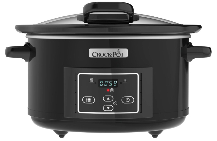 Crock-Pot Πολυμάγειρας 220W με Χωρητικότητα 4.7lt Μαύρος