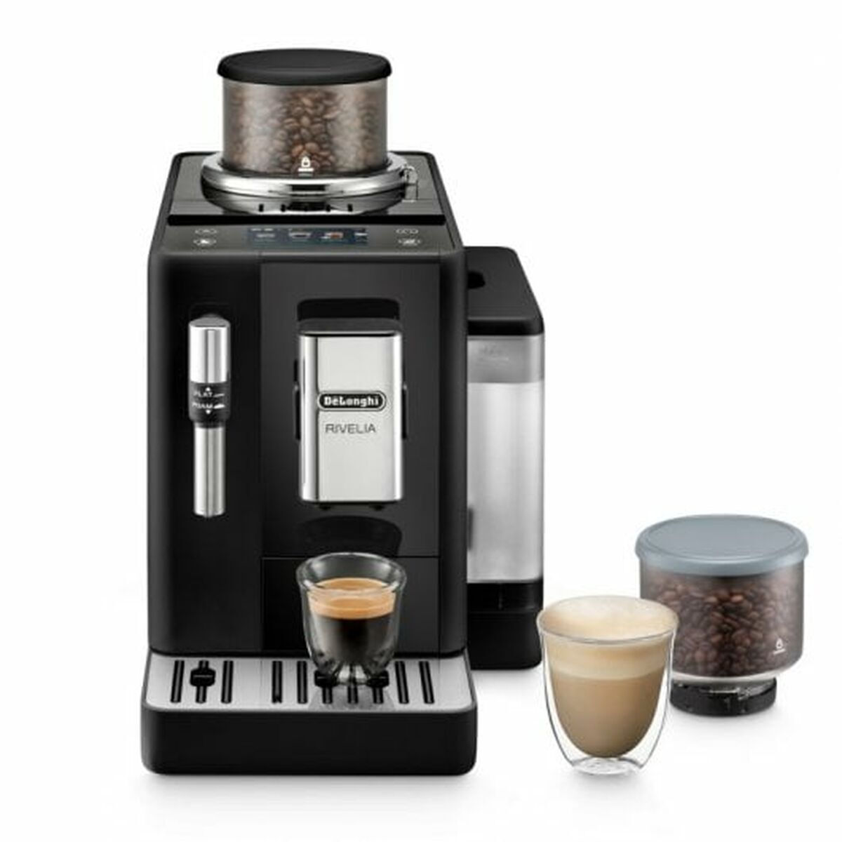 De'Longhi Rivelia Onyx Αυτόματη με Μύλο Άλεσης Μαύρη - Image 2