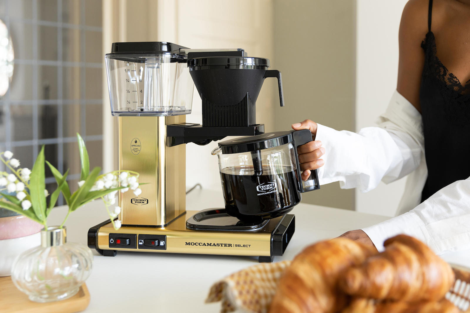 Moccamaster KBG 741 Select Καφετιέρα Φίλτρου 1520W Brushed Brass - Image 5