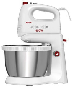 MPM Μίξερ με Inox Κάδο 3.5lt Λευκό 400W