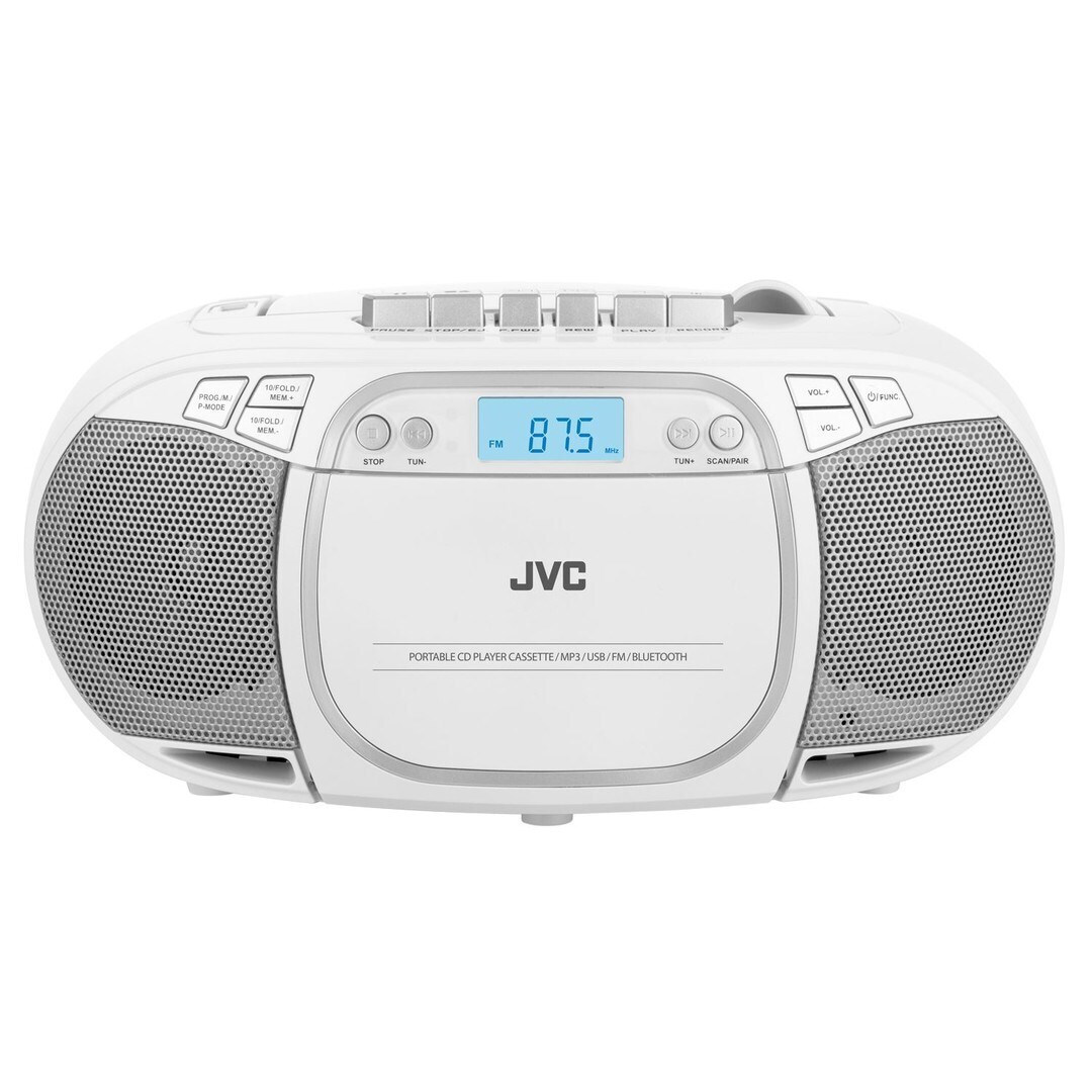 JVC Φορητό Ηχοσύστημα με CD σε Λευκό Χρώμα - Image 8