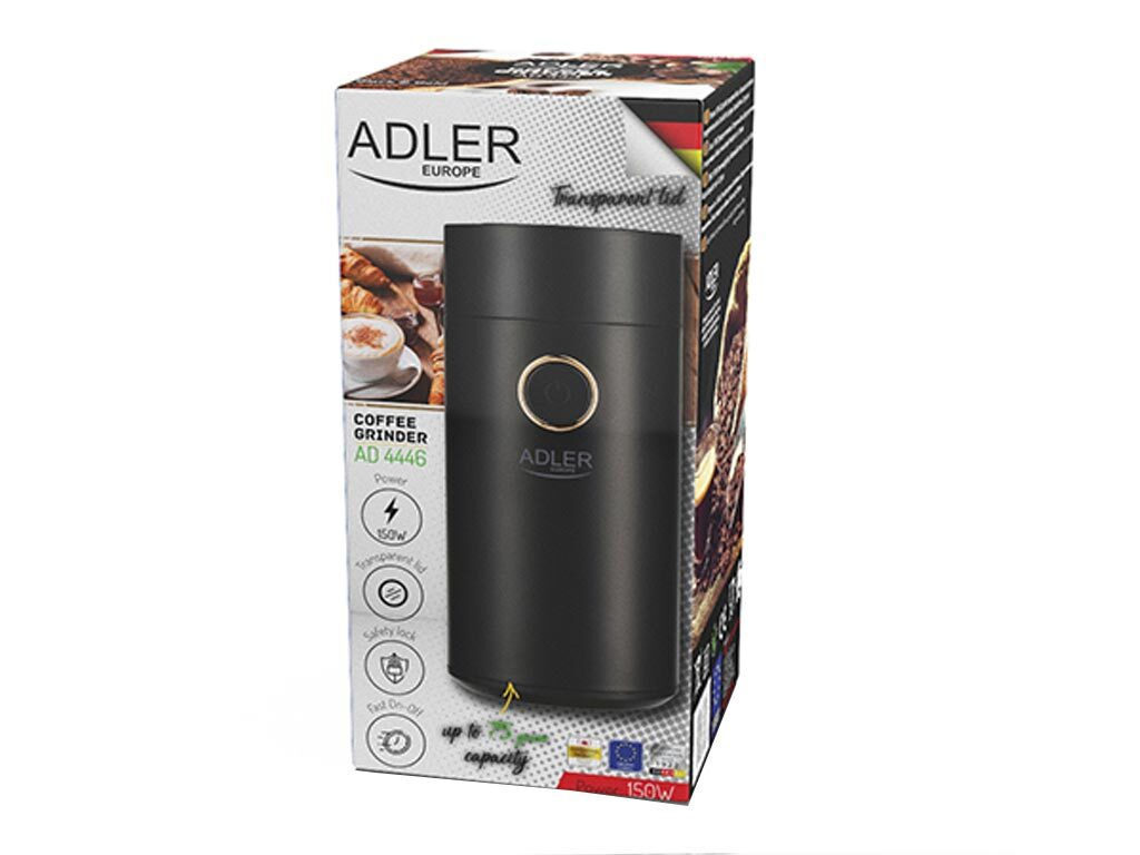 Adler AD 4446B Ηλεκτρικός Μύλος Καφέ 150W με Χωρητικότητα 75gr Μαύρος - Image 12