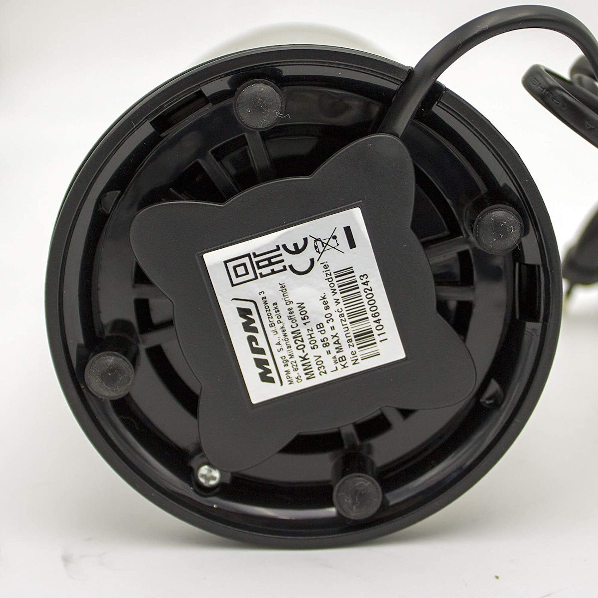 MPM Ηλεκτρικός Μύλος Καφέ 150W με Χωρητικότητα 50gr Ασημί - Image 7