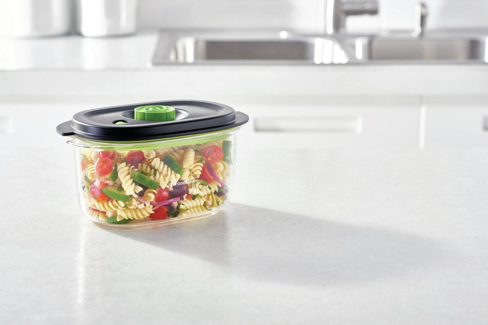 FoodSaver Βάζο Γενικής Χρήσης με Καπάκι Γυάλινο Διάφανο 1180ml