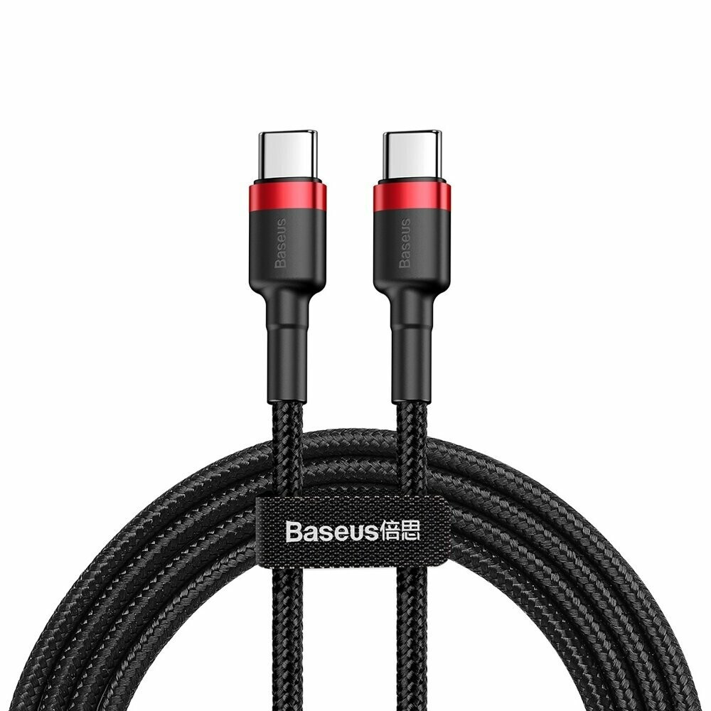 Baseus Cafule USB 2.0 USB-C male - USB-C 60W 1m (CATKLF-G91)