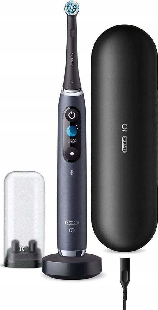Oral-B iO Series 9 Ηλεκτρική Οδοντόβουρτσα με Αισθητήρα Πίεσης και Θήκη Ταξιδίου Black Onyx