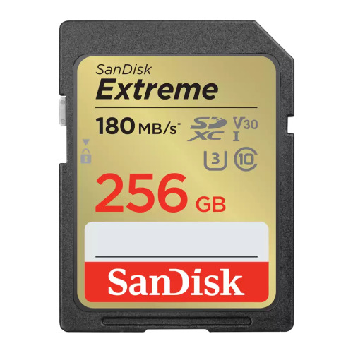 Sandisk Extreme SDXC 256GB Class 10 U3 V30 UHS-I