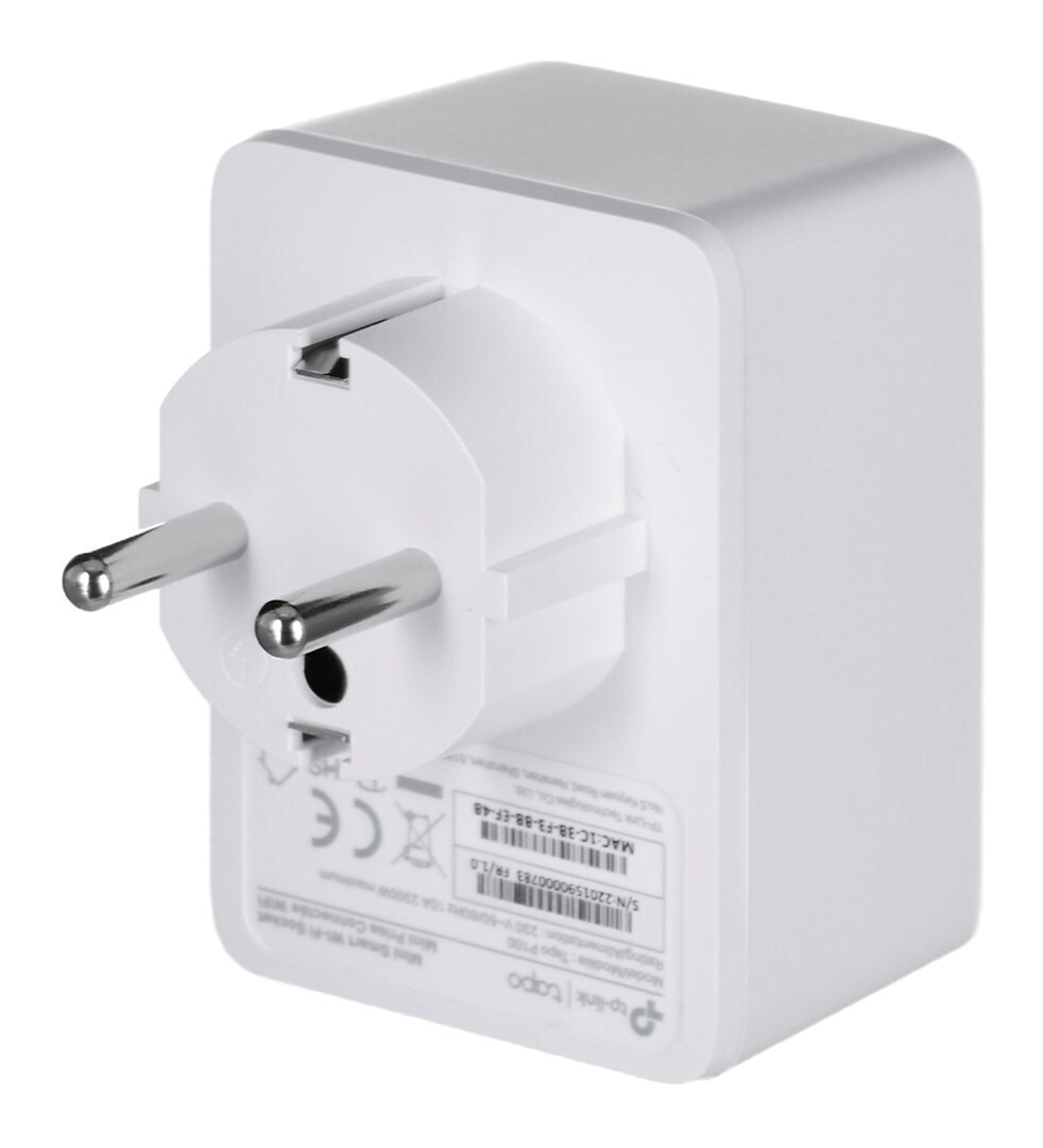 TP-LINK Tapo P100 v1 Smart Μονόπριζο Ασφαλείας - Image 2