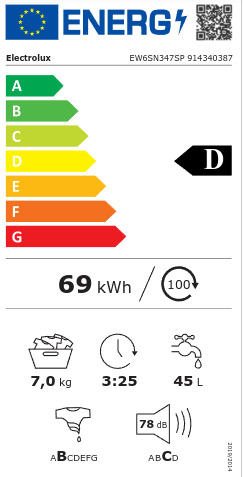 Electrolux 7kg EW6SN347SP - Image 7