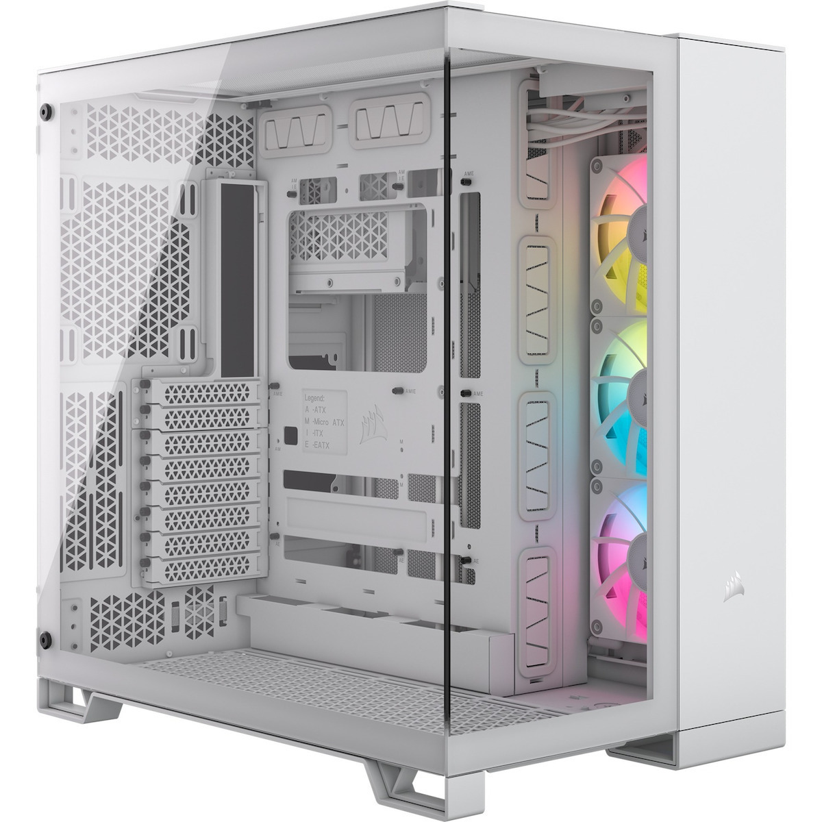 Corsair iCUE Link 6500X RGB Gaming Midi Tower Κουτί Υπολογιστή με Πλαϊνό Παράθυρο Λευκό