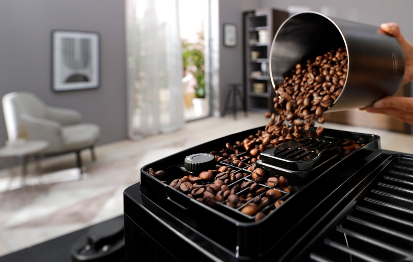 De'Longhi Magnifica Start Αυτόματη Μηχανή Espresso 1450W Πίεσης 15bar με Μύλο Άλεσης Ασημί - Image 7