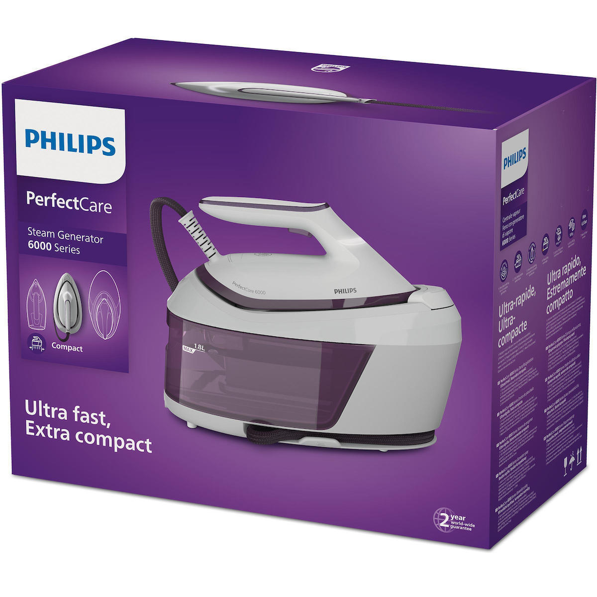 Philips PerfectCare 6000 PSG6020/30 Σύστημα Σιδερώματος Πίεσης 6.5bar με Δοχείο 1.8lt - Image 10