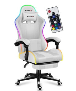 Alternative view of Huzaro Force 4.7 Υφασμάτινη Καρέκλα Gaming με RGB Φωτισμό και Υποπόδιο Λευκή